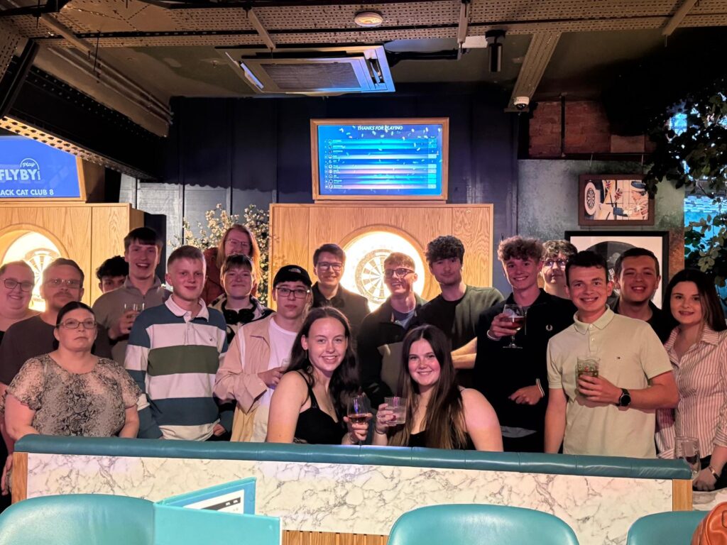 A picture of the social at Black Cat Club.